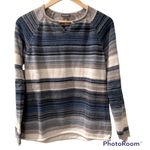 Eddie Bauer  Women’s Cotton Roll Hem Striped Sweater Medium M Photo 0