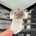 Lavish Vintage Y2K  Black & Gray Windowpane Printed Ruched Blouse Size 1X Photo 4