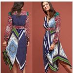 Moulinette Soeurs Istanbul Wrap Dress Size 2 Multicolor Festival Bohemian Anthro Photo 6