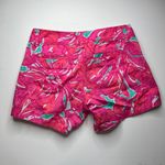 Lilly Pulitzer Womens Flirty Sea The Callahan Shorts 0 Pink 5" Inseam Mid Rise Photo 1