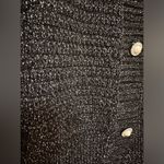 Cider  black silver sparkle pearl button cardigan NWT Photo 4