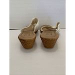 Easy Street Tuscany  Brown Off White Sandals Shoes 9.5 M Made In Italy RARE HTF Photo 11