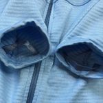 Orvis Horseshoe Hills Full Zip Jacket Women's Size Medium Powder Blue Thumb Loop Photo 5