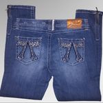 Seven 7 blue jeans with zipper at leg hem Photo 4