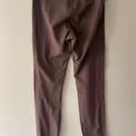 Juicy Couture Women's Stretch Velour Side Panel Luxe Legging - Plum Color Photo 3