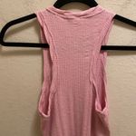 Pilcro Anthropologie  Sustainable Ribbed Tank Top In Pink Size S Photo 9