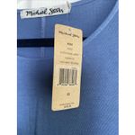 Michael Stars  Womens XS Blue Faux Wrap Tee Dress Cotton Modal Jersey NEW Photo 3
