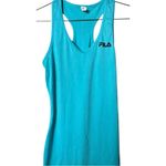FILA  Women's Teal Logo Workout Athletic Sporty Tank Top Photo 3