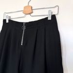 Gap  High Rise Cropped Wide-Leg Pants in Black Size 4 Tall Photo 7
