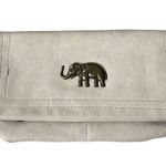 Francesca's ivory elephant charm soft wallet clutch bag women's accessories Photo 0