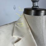 Rebecca Taylor Cream Single Button Blazer Photo 3