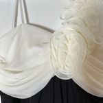 Taboo Y2K  XL White& Black One Shouler FAIRY WHIMSIGOTH GRUNGE DRESS Foral Photo 4