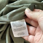 Jenny Yoo Dress NWT stretch velvet sabrina maxi womens Green (size 12) wedding Photo 7