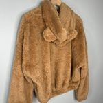 Boutique Cropped Teddy Bear Hoodie Brown Jr Medium of Small Adult With Ears Photo 8