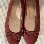 Ecco  Burgundy Suede Footwear Photo 1