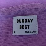 Aritzia Sunday Best Purple Sleeveless Corset Bustier Camisole Crop Tank Top Sz M Photo 2