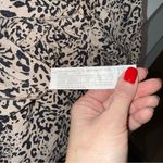 ZARA  Leopard Print Long Sleeve Dress Brown Size XL Photo 4