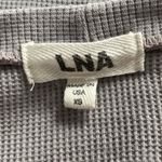 LNA  Thermal Grey Spandex Modal Long Sleeve Off The Cold Shoulder Size Xs Photo 1