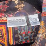Chico's  Mylti Colored Jacket Shirt Blouse Small Photo 2