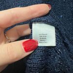 a.n.a  Blue Sequin Metallic Sparkly Scoop Neck Sweater Size XL Photo 6