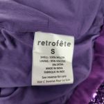 Retrofête Retrofete Carnegie Embellished Sequin Mini Dress Purple Small Sleeveless NWT Photo 9