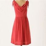 Anthropologie ✨ Maeve Tied Down Drape Cowl Neck Sz 6 Dress✨ Photo 3