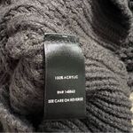 Torrid Chunky Pullover Tie Back Drop Shoulder Sweater 2X Women’s Grey 14005392. Photo 4