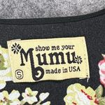 Show Me Your Mumu Kimono Womens S Black Floral Open Front Cover Up Boho Chic Photo 7