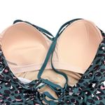 Kona Sol NWT Green Leopard Strappy One Piece Swimsuit Bathing Suit Plus Size 18W Photo 7