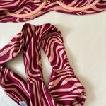B Swimwear Pink Zebra Print Two Photo 3