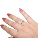 14k Solid Gold 585 Gold Heart Charm Ring 1.53 Grams Size 8.25 Photo 2