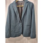 Banana Republic  Blazer Women Blue Wool Blend Twill Suit Jacket Size 8 Photo 5