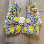 NWT Sugar Bee Colorful Lemon Floral Print Flutter 2 Photo 14