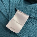 J. Jill Size M Chenille Teal Peacock Chunky Cable Knit Sweater Pullover Knit Top Green Size M Photo 11