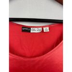 Simply Chloe Dao Womens Red Satin Tank Top XS Photo 2