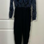 Three Floor Blue & Black Boss Lady Jumpsuit Size 4 US $515 Photo 7