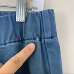 Soft Surroundings Blue Snap Up Ankle Leggings Photo 12