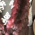 Me Jane Burgundy Faux Fur Vest Size M Photo 1
