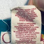 Ocean Pacific OP Long Sleeve V-Neck Teal Chevron Striped Waffle Shirt L Photo 4