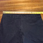 Lands' End  Women’s Black Trouser Stretch Straight Leg Ankle Length Size 10 Photo 4
