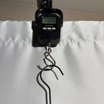 Oleg Cassini VTG 90s Cassini Black Velvet Maxi Dress Side Slit Scoop Neck Short Sleeve L Goth Photo 6