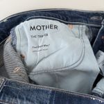 Mother Jeans Womens 29 The Tripper Dark Wash Distressed Your Treat Or Mine Blue Photo 8