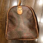 ETRO Milano Red Paisley Boston Weekend Bag With Carry Strap 50 Photo 13