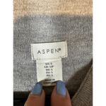 Aspen Gray White Cowl Wide Neck Long Sleeve Oversized Knit Sweater Women Sz S Photo 6