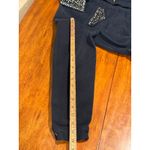 Laura Ashley  Black Denim Jacket Western Embellished Collar Womens Medium M Denim Photo 1