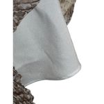 Talbots  Womens Top Snake Print Button Front 3/4 Sleeve 2-Piece Gray Plus Size 14 Photo 4