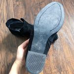 Seychelles  • Score Suede V Ankle Booties black leather almond toe low block heel Photo 9