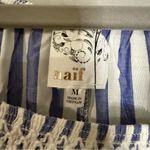 Naïf Blue White Striped Dress NWT Womens Medium Coastal Rayon Summer Resort Photo 1