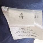 Loeffler Randall  Blue 100% Silk Sleeveless Cut Out Mini Dress Size 4 Photo 6