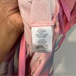 Joseph A. Pastel Multicolor Striped Flowy Chiffon Dolman Sleeve Top Size XL Photo 6